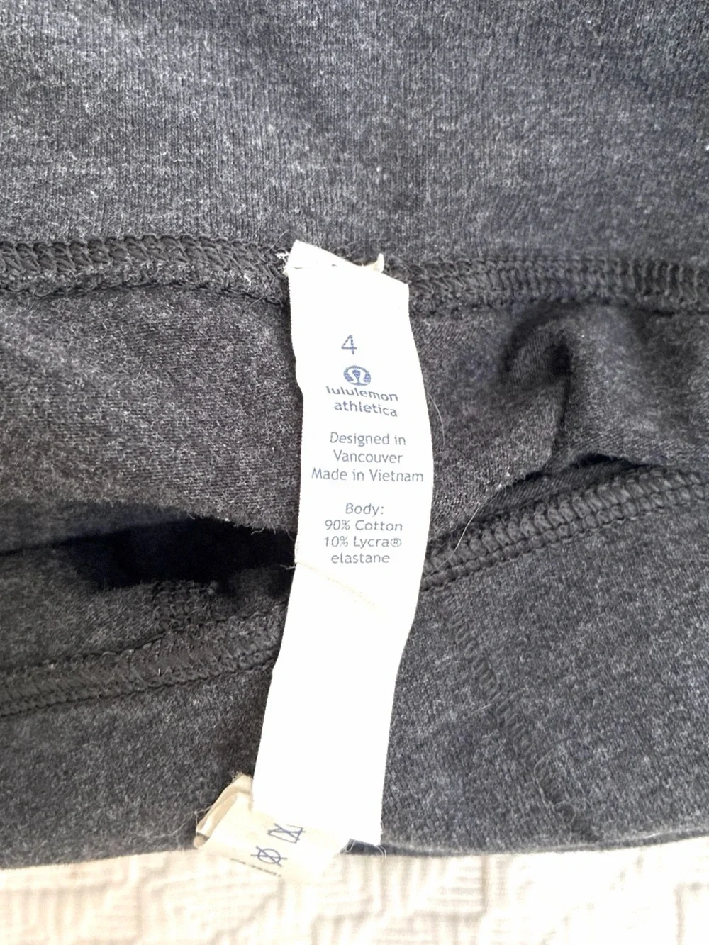 lululemon athletica Women's Dark Charcoal High-Rise Athletic Shorts